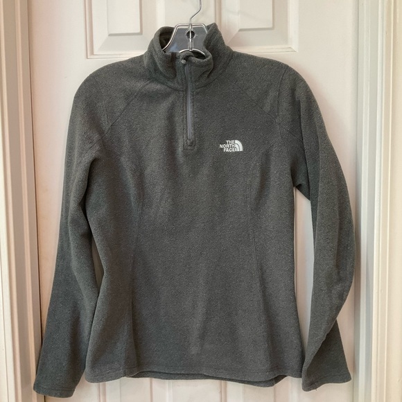 The North Face Pullover Quarter Sip Fleece Jacket, Grey, Women’s Size Small - Picture 15 of 15
